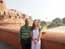 SHARDA PATIALVI WITH A FOREIGNER LADY IN AGRA FORT (UTTAR PRADESH, INDIA)